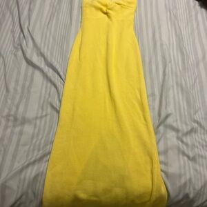 Bright Yellow Maxi Dress